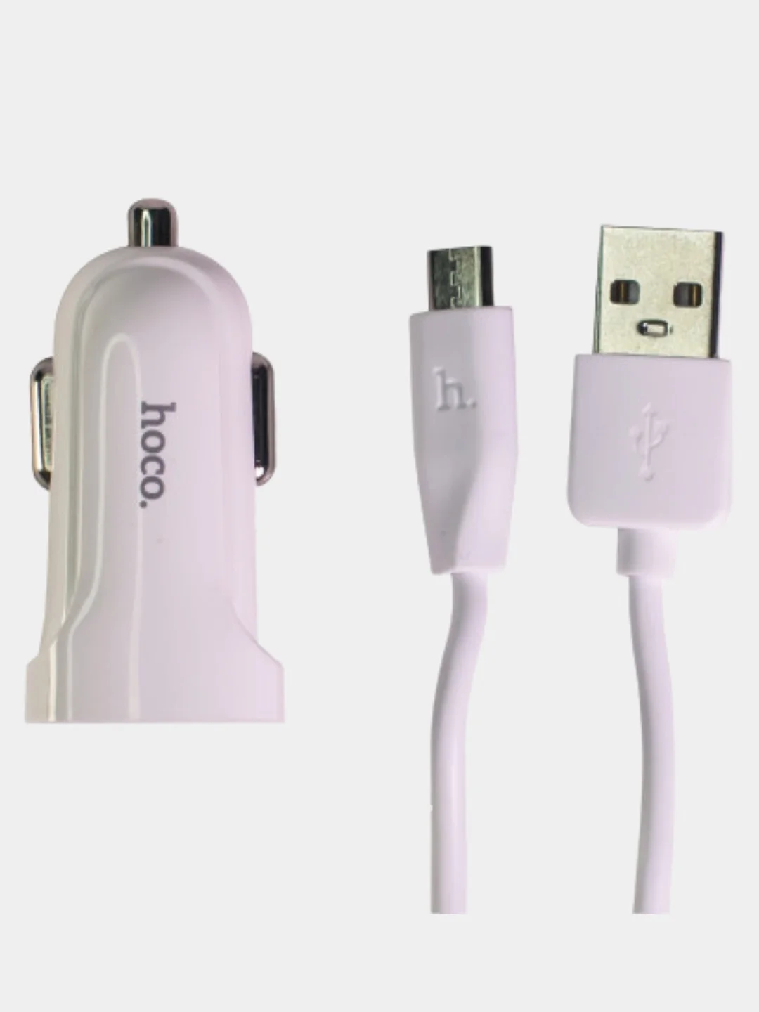 Автомобильное зарядное устройство HOCO Z2 (с кабелем MicroUSB)