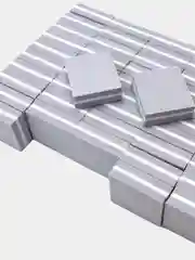 Серый баф мини для ногтей, 50 штук