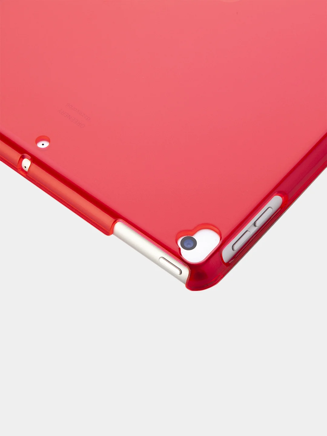 Красный чехол-книжка для планшета Apple iPad 10.2 7/8/9 поколения 2019/2020/2021 пластик КАРТОФАН