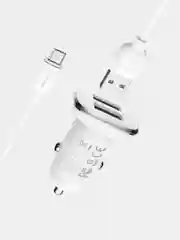 Автомобильное зарядное устройство Borofone BZ12 (2хUSB, 2.4А+кабель MicroUSB)