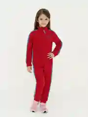Красный комбинезон детский,флисовый, комбинезон для девочки Утенок