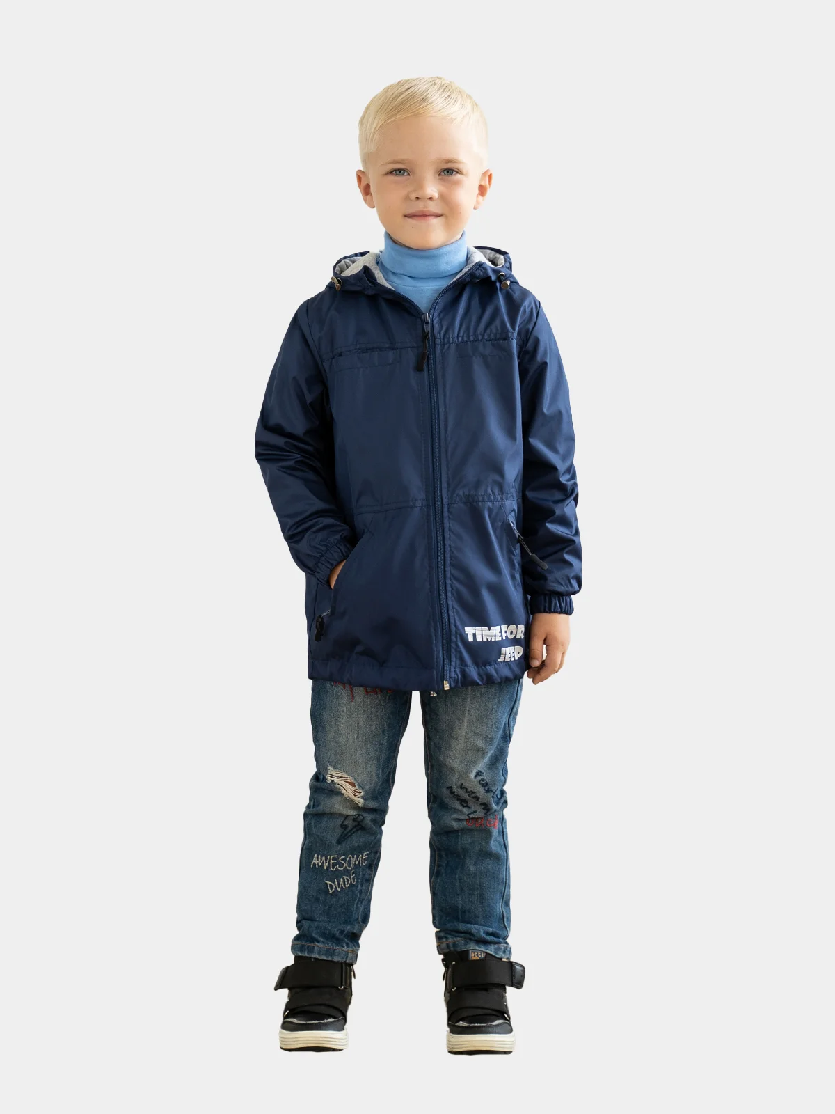 Синий ветровка для мальчика, Arctic kids