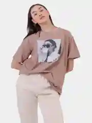 Футболка женская с принтом, oversize