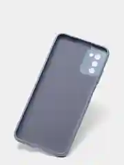 Серый чехол Samsung Galaxy A03s силиконовый