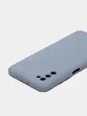 Серый чехол Samsung Galaxy A03s силиконовый