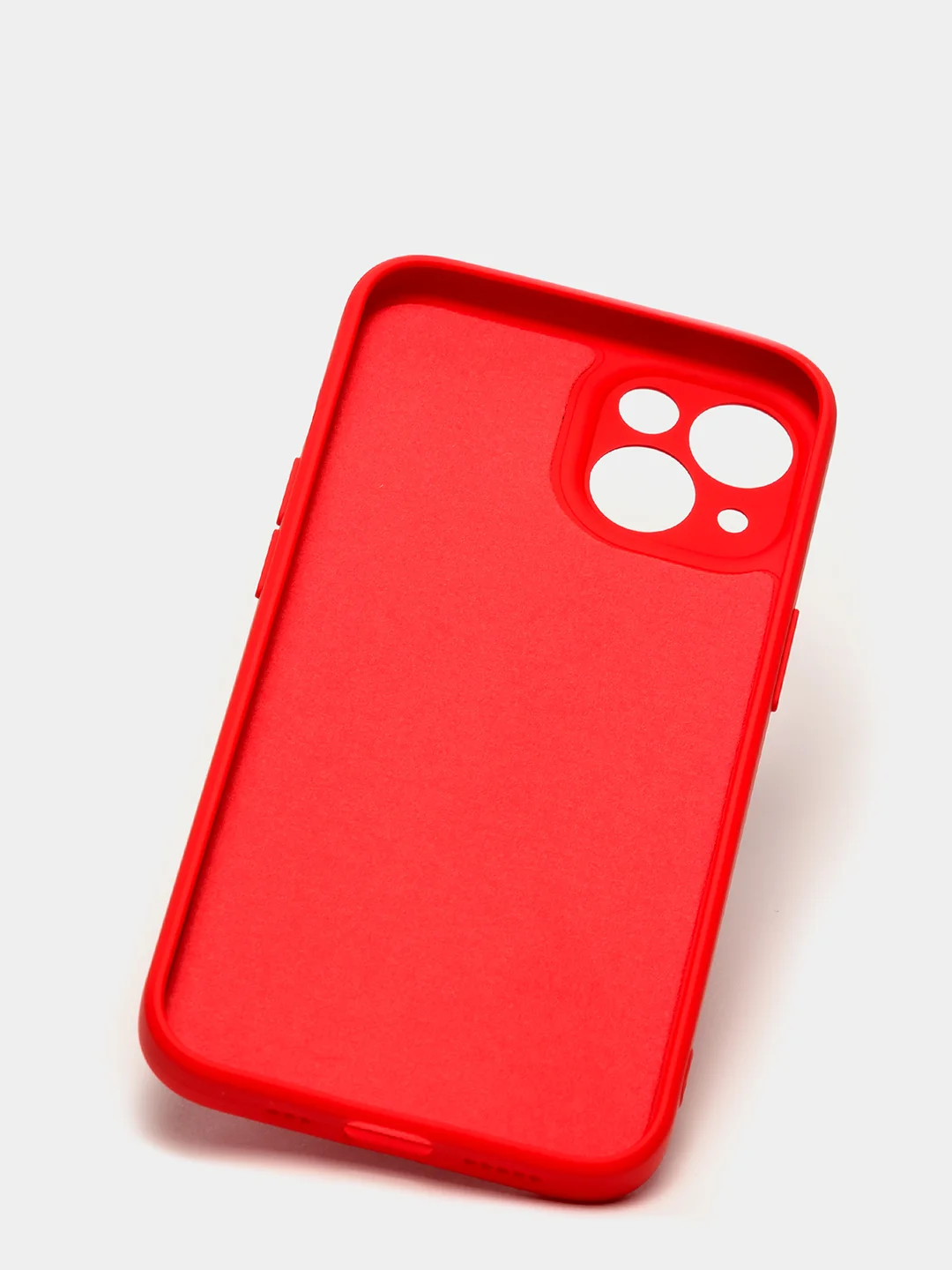 Красный чехол iPhone 11 13 12 Pro Mini силиконовый ( Айфон Про Мини )