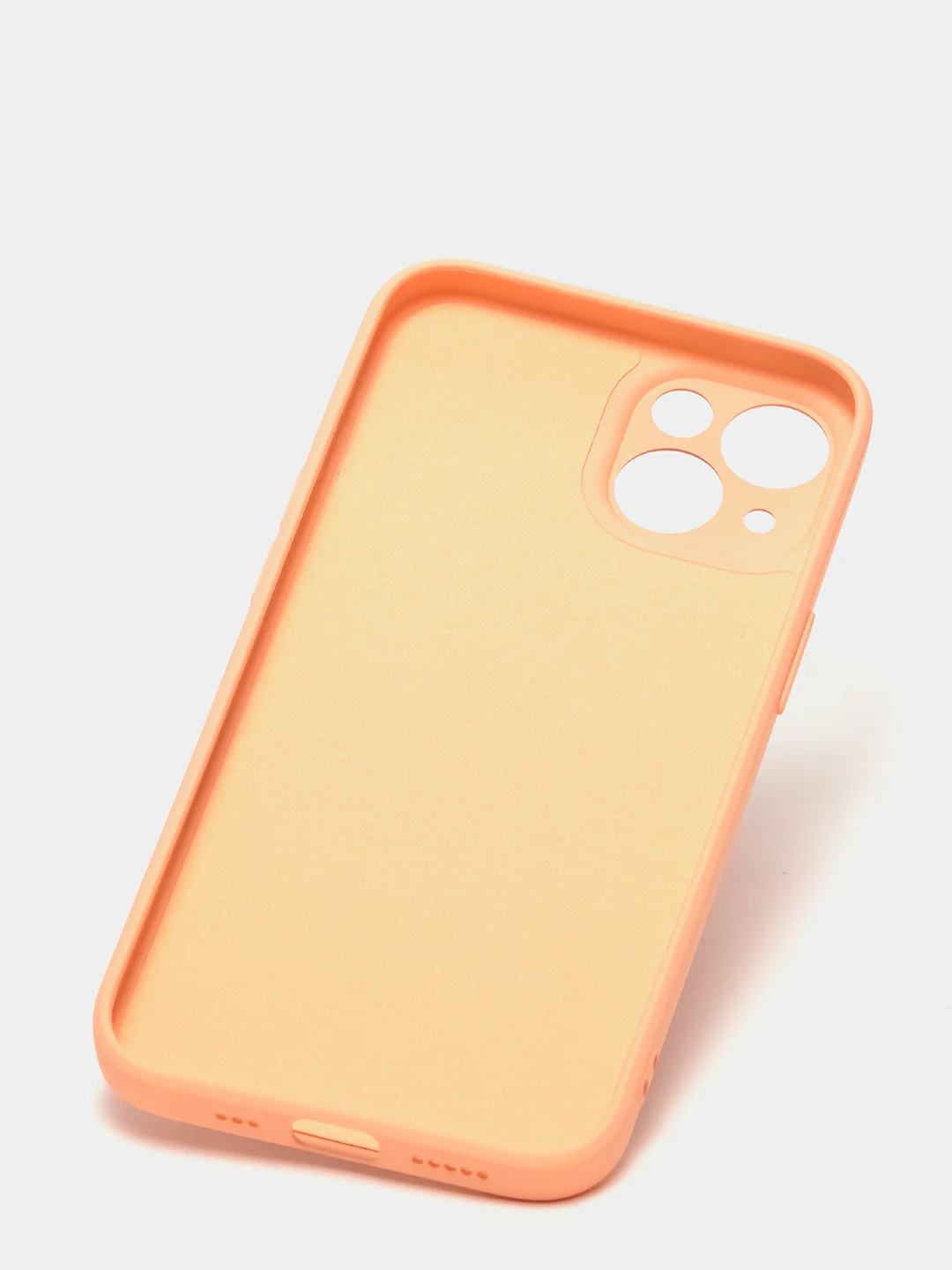 Бежевый чехол iPhone 11 13 12 Pro Mini силиконовый ( Айфон Про Мини )