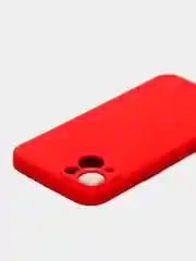 Красный чехол iPhone 11 13 12 Pro Mini силиконовый ( Айфон Про Мини )