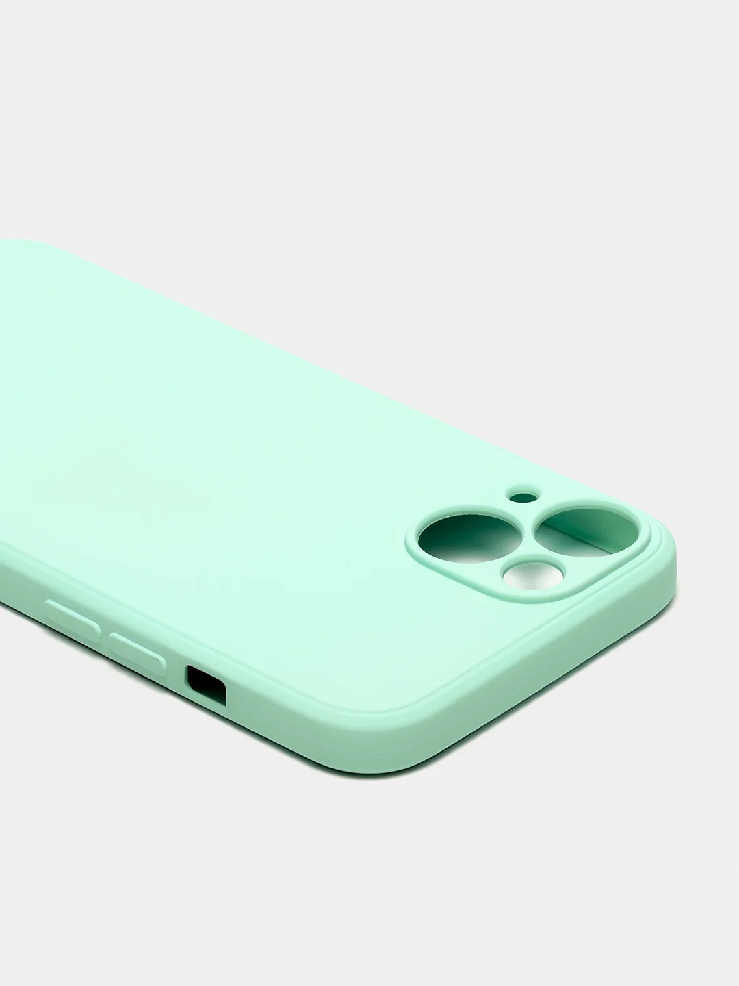Бежевый чехол iPhone 11 13 12 Pro Mini силиконовый ( Айфон Про Мини )