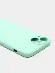 Бежевый чехол iPhone 11 13 12 Pro Mini силиконовый ( Айфон Про Мини )