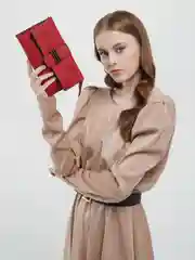 Сумка женская, цвет бордовый