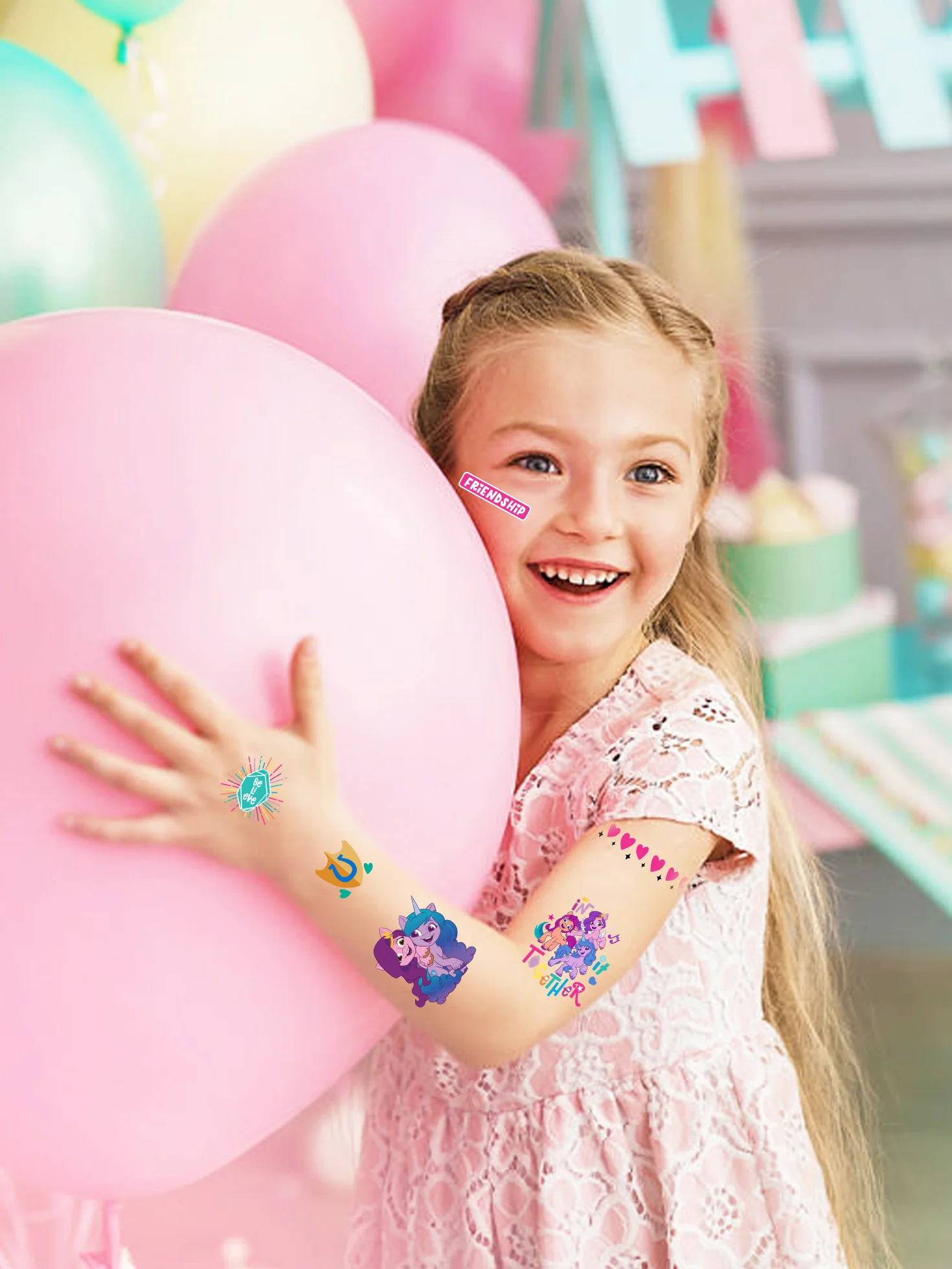 Наклейки - татуировки My Little Pony, 2 листа, диз. 2