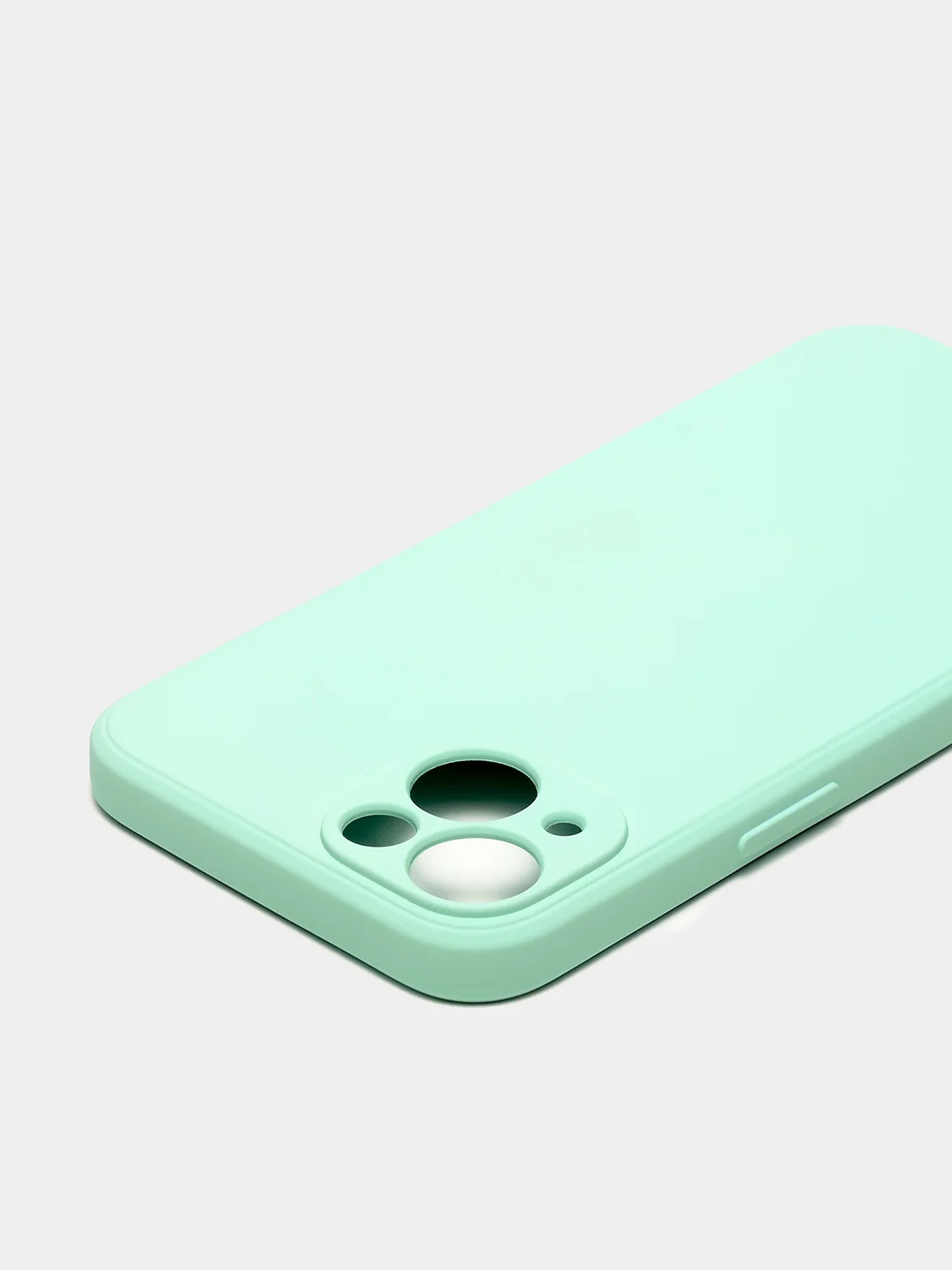 Бежевый чехол iPhone 11 13 12 Pro Mini силиконовый ( Айфон Про Мини )