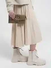 Сумка женская, цвет коричневый, ругелируемый ремень