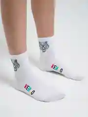 Белый носки женские средней длины