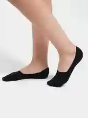 Черный носки следки, нескользящие, унисекс, 2 пары