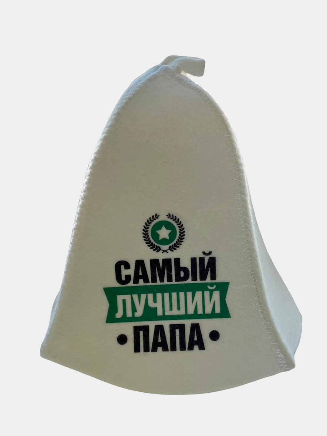 Алый шапка для бани и сауны, с надписью