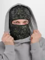 Зелёный хаки балаклава утепленная