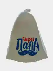 Желтый шапка для бани и сауны, с надписью