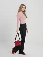 Сумка женская, регулируемый ремень, цвет бордовый