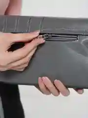 Сумка женская, регулируемый ремень, цвет серый