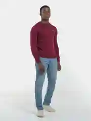 Бордовый джемпер подростковый мужской