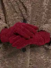 Бордовый перчатки утепленные сенсорные унисекс
