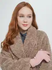 Розовый перчатки утепленные сенсорные унисекс
