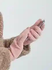 Розовый перчатки утепленные сенсорные унисекс