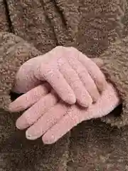 Розовый перчатки утепленные сенсорные унисекс