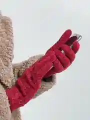 Бордовый перчатки утепленные сенсорные унисекс