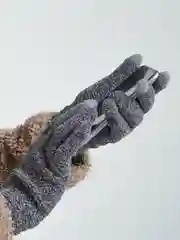 Угольный перчатки утепленные сенсорные унисекс