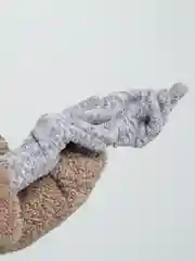Серый перчатки утепленные сенсорные унисекс