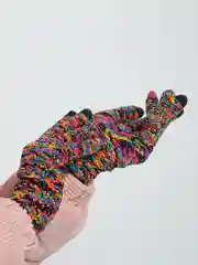 Фуксия перчатки утепленные сенсорные унисекс