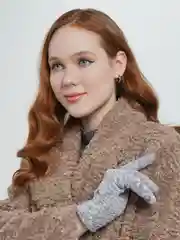 Серый перчатки утепленные сенсорные унисекс