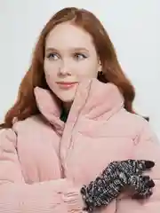 Тёмно-серый перчатки утепленные сенсорные унисекс