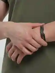 Серебряный мужской браслет "Status"