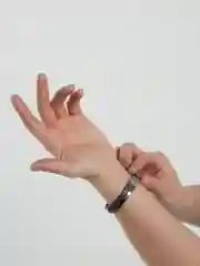 Серебряный мужской браслет "Status"