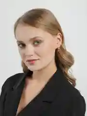 Золотой золотистые серьги "Цепи"