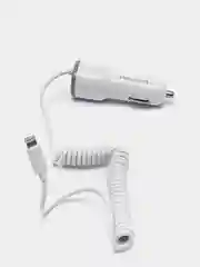 Белый автомобильное зарядное устройство Lighting AVconnect, iP5, 2000mA, быстрая зарядка