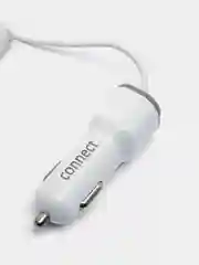 Белый автомобильное зарядное устройство Lighting AVconnect, iP5, 2000mA, быстрая зарядка
