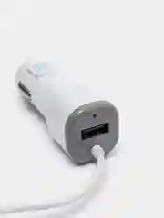 Белый автомобильное зарядное устройство Lighting AVconnect, iP5, 2000mA, быстрая зарядка