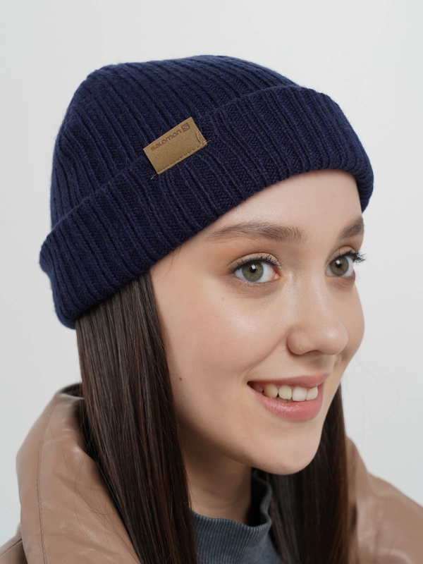 Шапка женская Salomon Outlife Fisherman Beanie Mood Indi