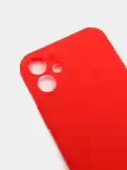 Красный защитный чехол для iPhone 12 / 12 mini / 12 Pro / 12 Pro Max силиконовый