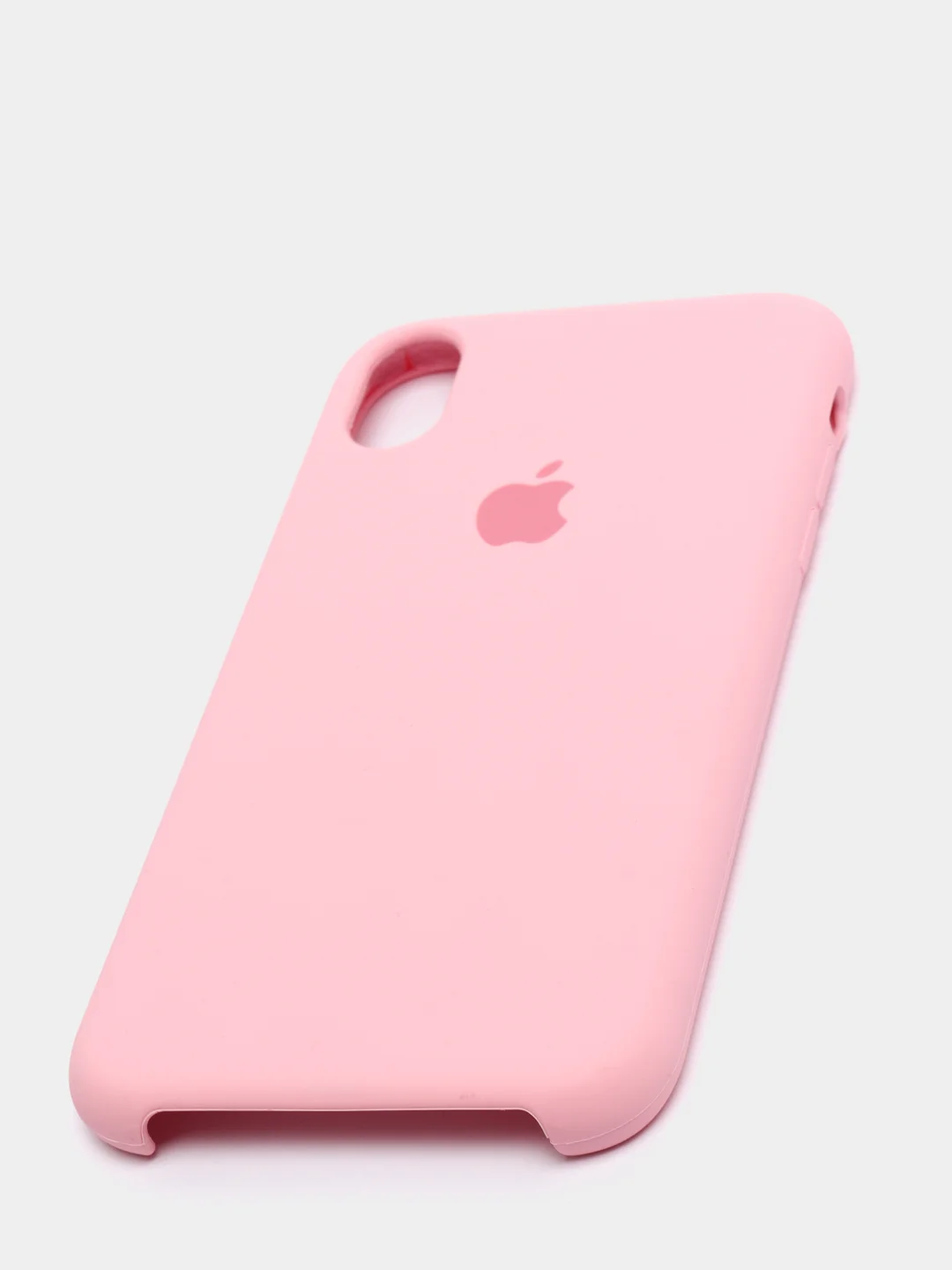 Розовый силиконовый чехол на iPhone 6, 6S / 7, 8 / 7 Plus, 8 Plus / X, XS / XR (разные цвета)