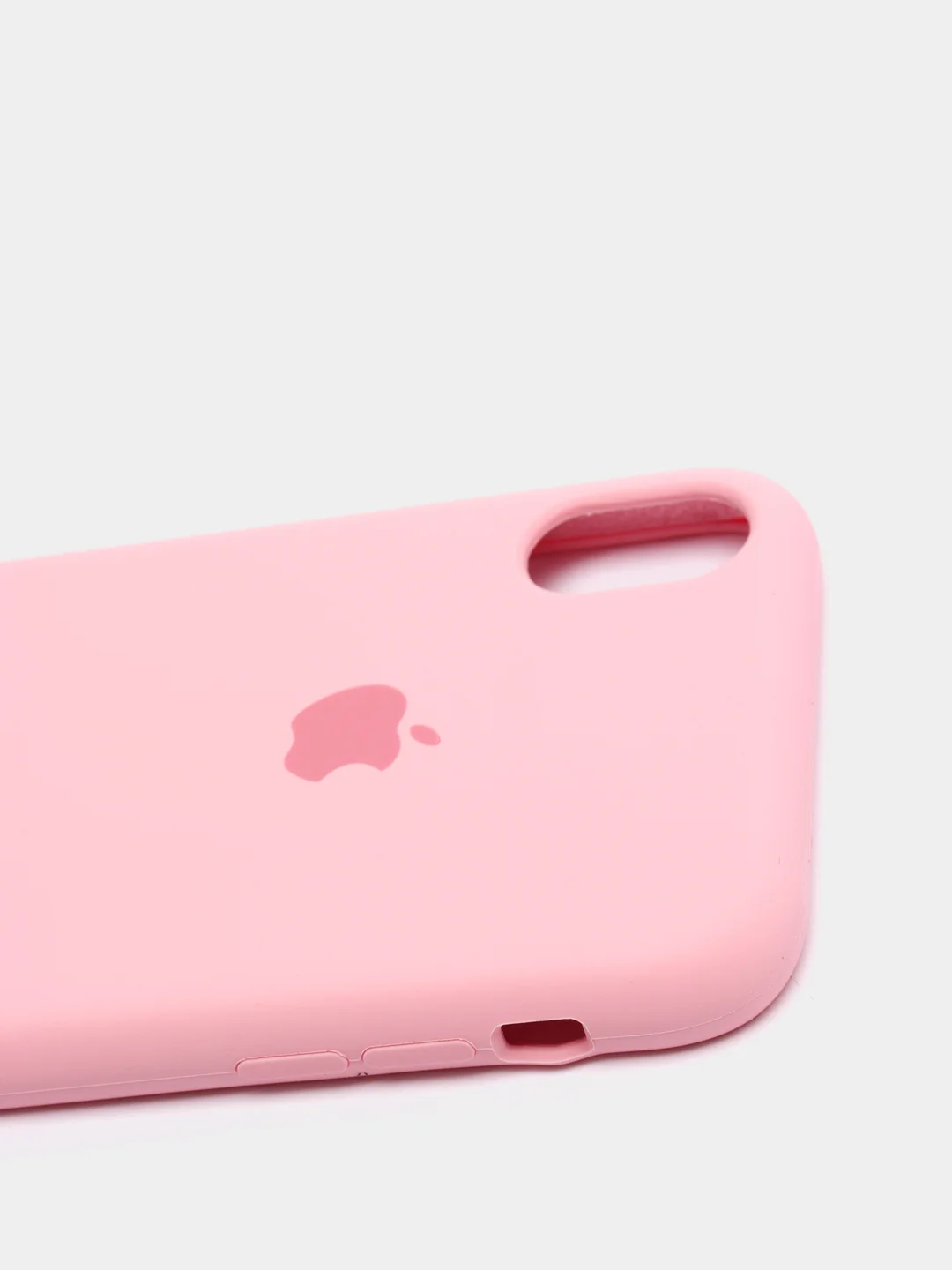 Розовый силиконовый чехол на iPhone 6, 6S / 7, 8 / 7 Plus, 8 Plus / X, XS / XR (разные цвета)