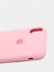 Розовый силиконовый чехол на iPhone 6, 6S / 7, 8 / 7 Plus, 8 Plus / X, XS / XR (разные цвета)