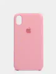 Розовый силиконовый чехол на iPhone 6, 6S / 7, 8 / 7 Plus, 8 Plus / X, XS / XR (разные цвета)