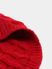 Алый теплый вязанный свитер для собак