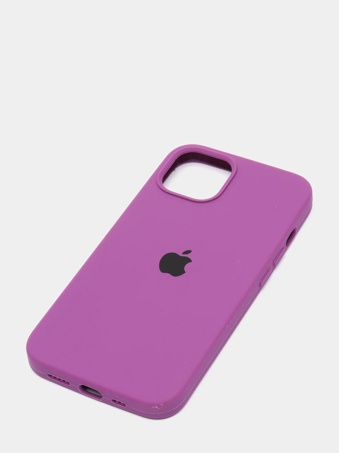 Пурпурный чехол Silicone Case для iPhone 13 с закрытым низом